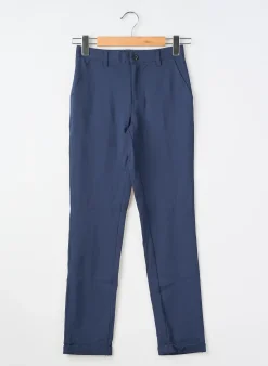Pantalon Chino Marciano Bleu Taille Ajustable