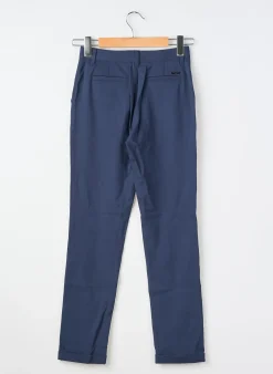 Pantalon Chino Marciano Bleu Taille Ajustable
