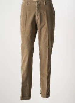 Pantalon Chino Masons Marron Taille Normale