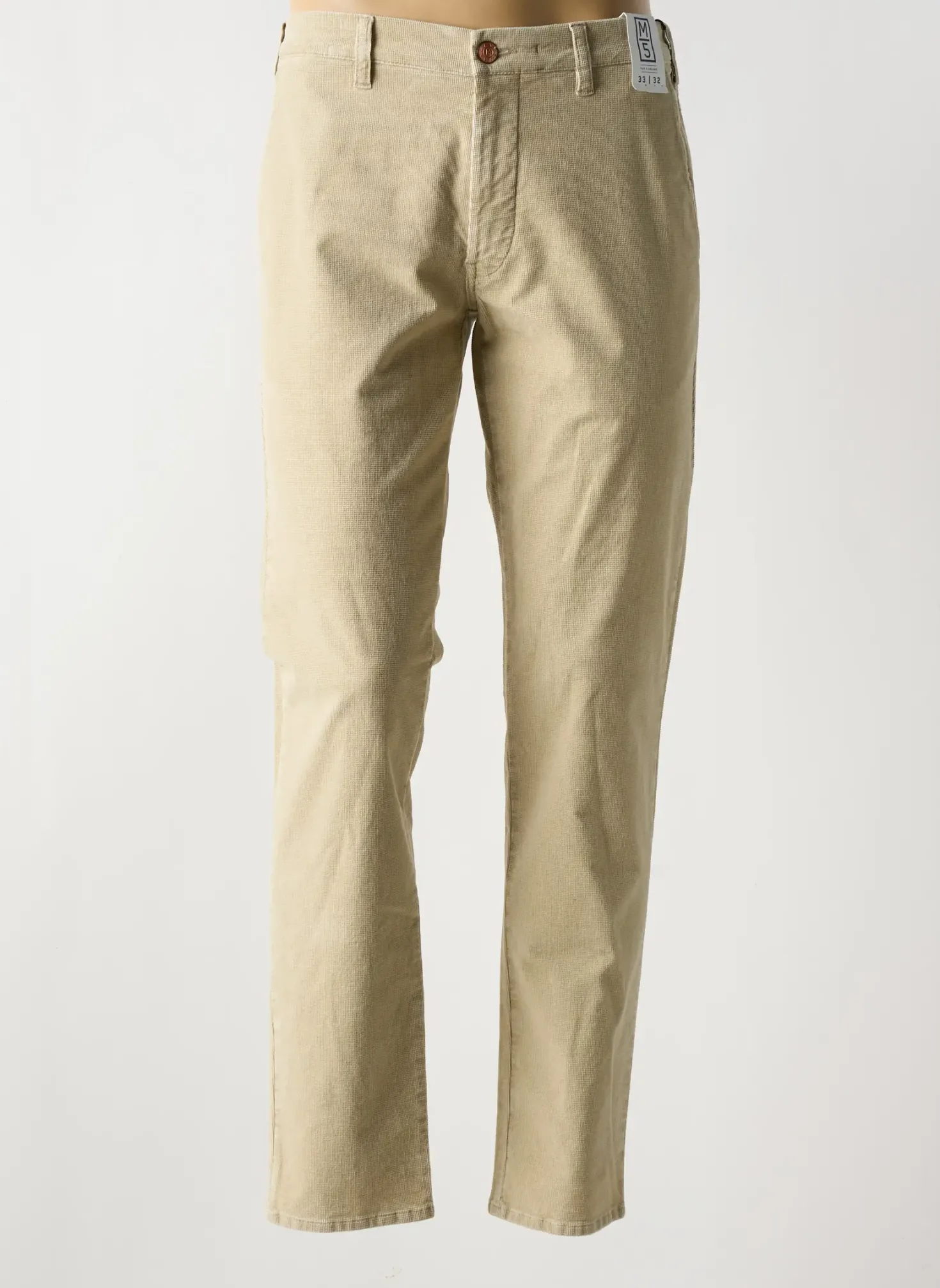 Pantalon Chino M5 By Meyer Beige Taille Normale