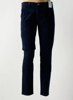 Pantalon Chino M5 By Meyer Bleu Taille Normale