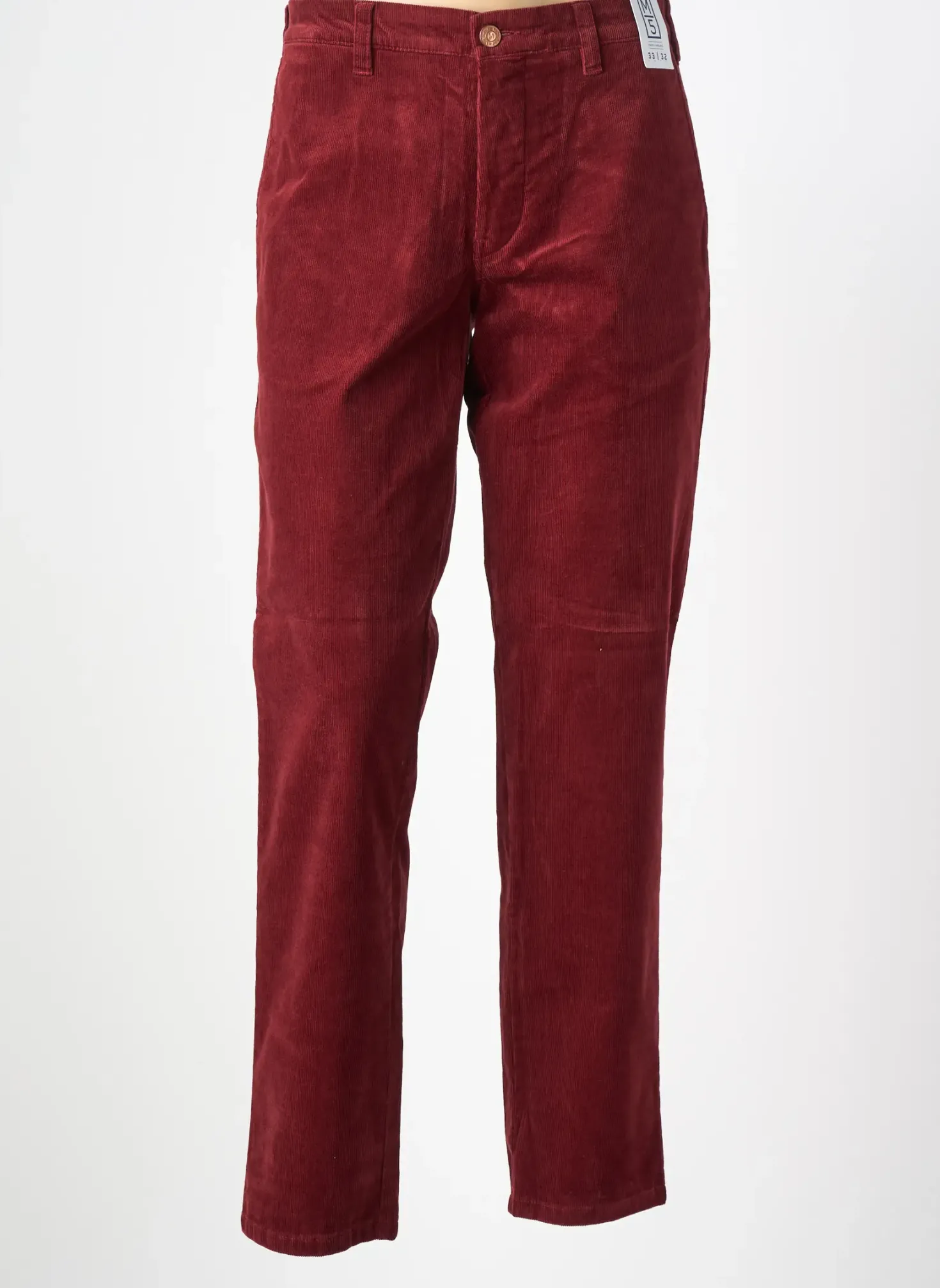 Pantalon Chino M5 By Meyer Rouge Taille Normale