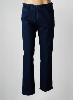 Pantalon Chino Meyer Bleu Taille Normale