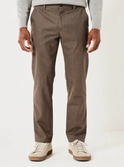 Pantalon Chino Meyer Marron Taille Normale