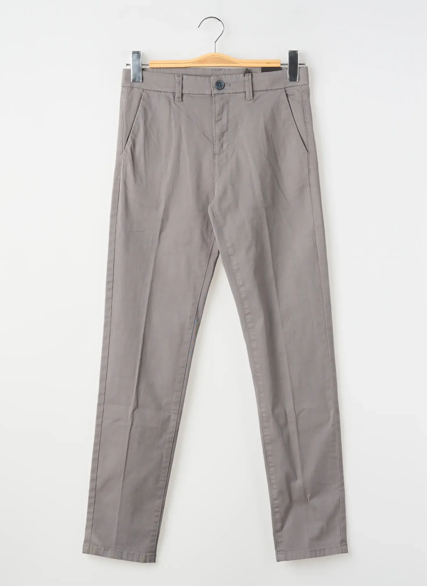 Pantalon Chino Nukutavake Gris Taille Ajustable