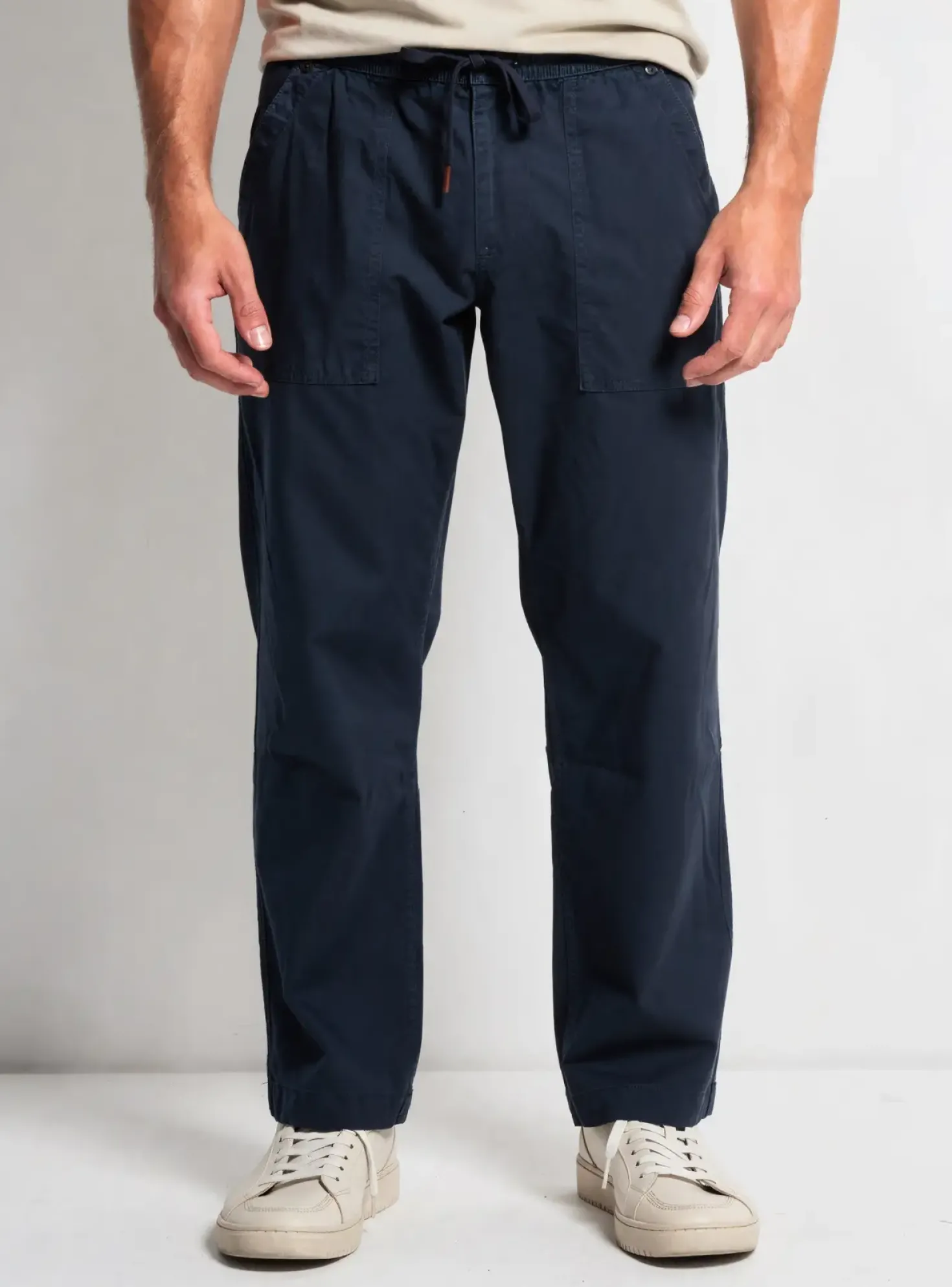 Pantalon Chino Petrol Industries Bleu Taille Normale