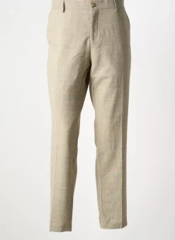 Pantalon Chino Selected Beige Taille Normale