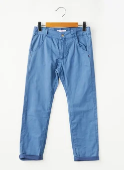 Pantalon Chino Sucre D'orge Bleu Taille Ajustable