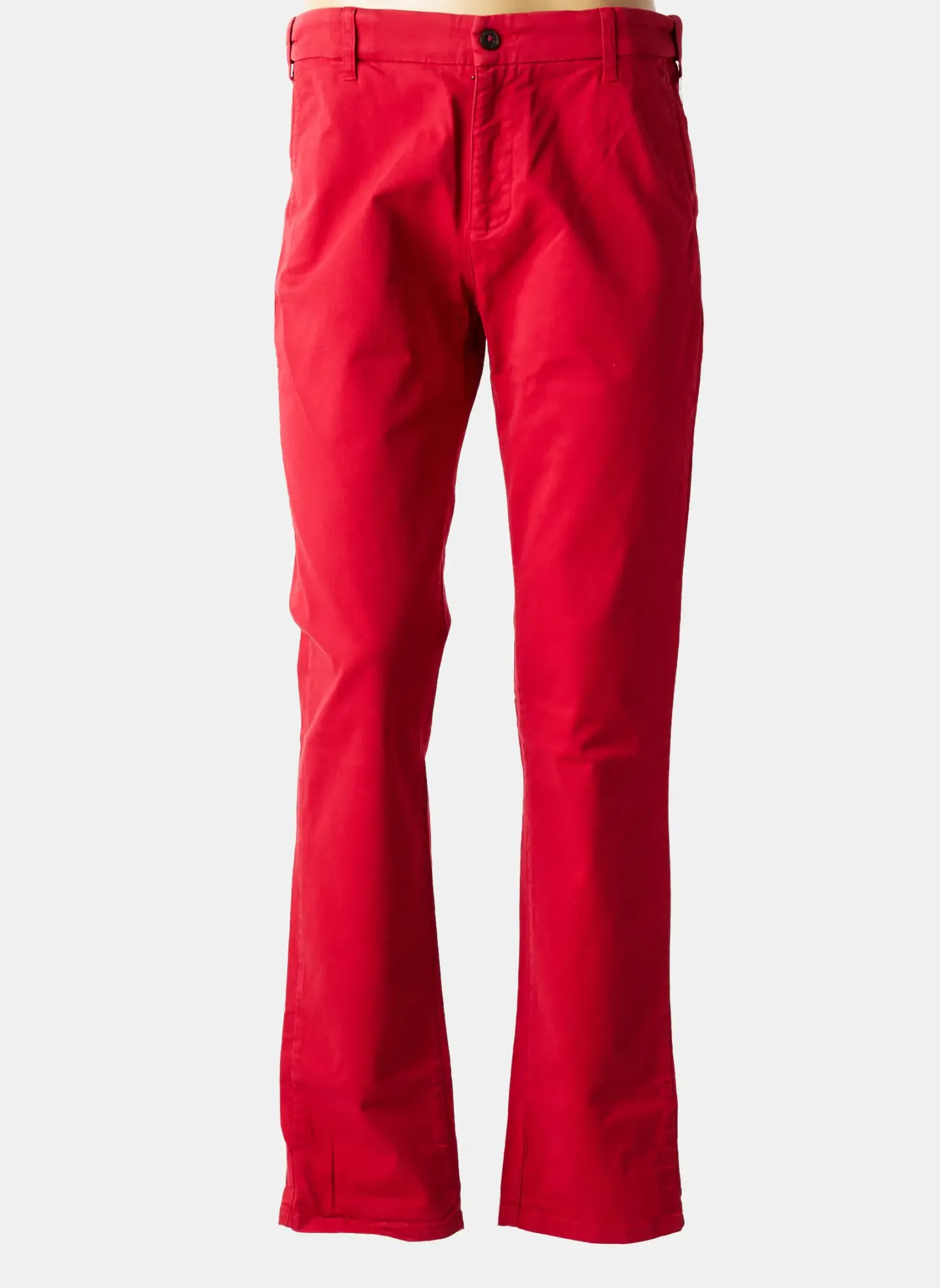 Pantalon Chino Tbs Rouge Taille Normale