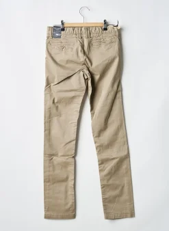 Pantalon Chino Teddy Smith Beige Taille Élastique
