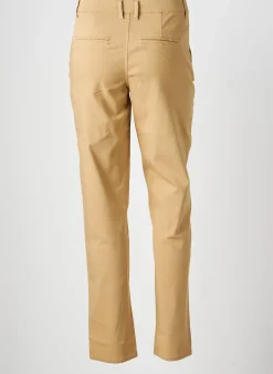 Pantalon Chino Vila Beige Taille Normale
