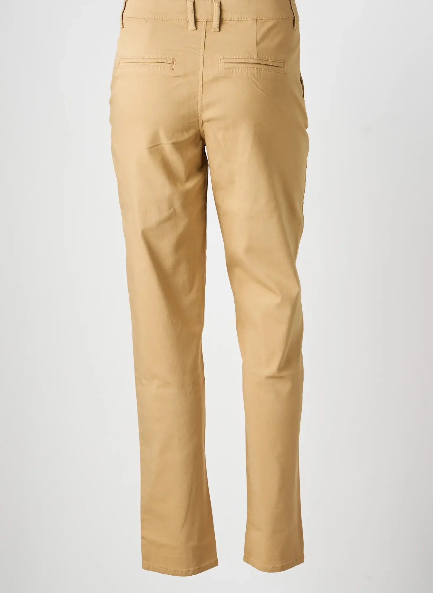 Pantalon Chino Vila Beige Taille Normale