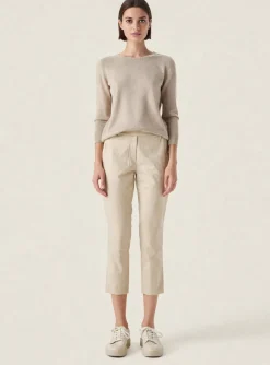 Pantalon 7/8 Couturist Beige Taille Normale