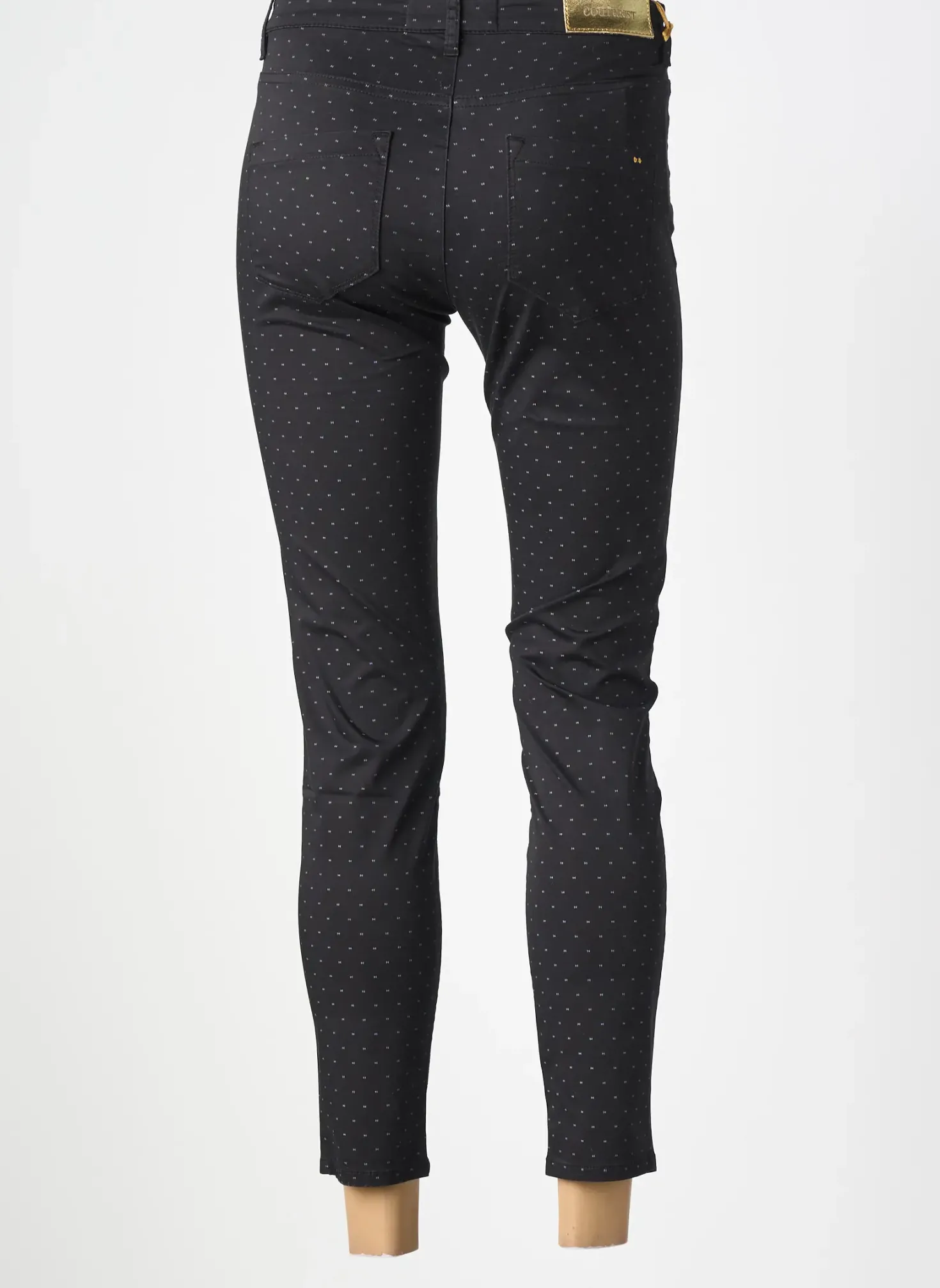 Pantalon 7/8 Couturist Noir Taille Normale