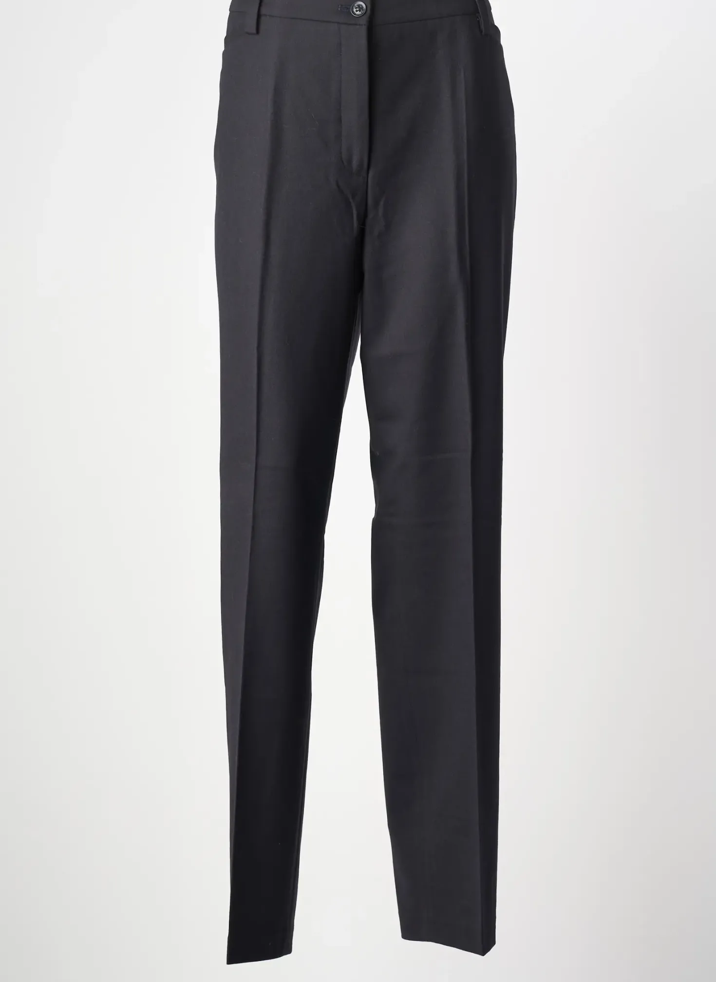 Pantalon Droit Atelier Gardeur Bleu Taille Haute