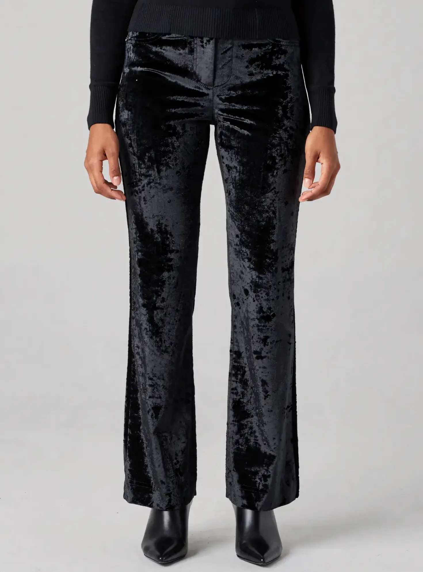 Pantalon Droit Bizance Noir Taille Normale
