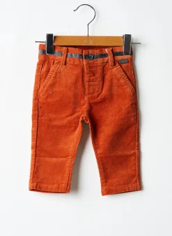Pantalon Droit Boboli Orange Taille Ajustable