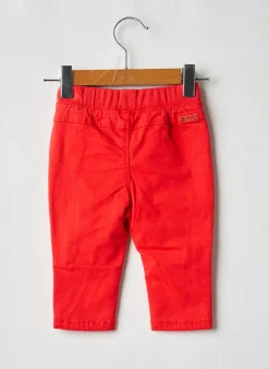 Pantalon Droit Boboli Rouge Taille Élastique