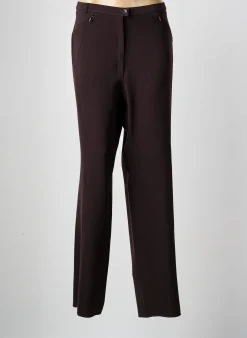 Pantalon Droit Christian Marry Marron Taille Normale