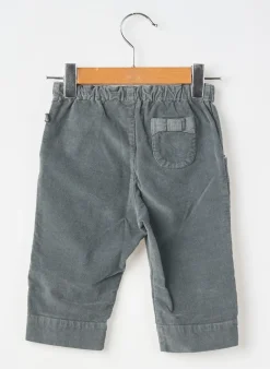 Pantalon Droit Coudemail Gris Taille Élastique