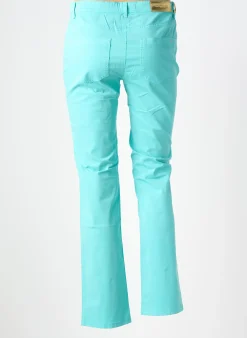 Pantalon Droit Couturist Bleu Taille Normale