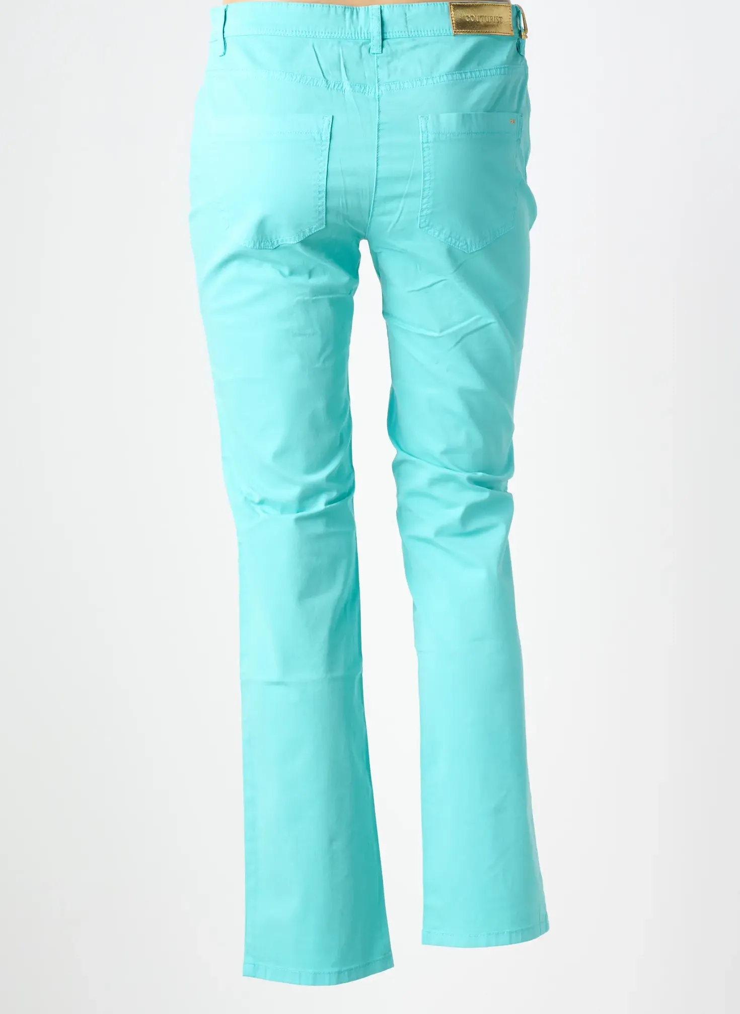 Pantalon Droit Couturist Bleu Taille Normale