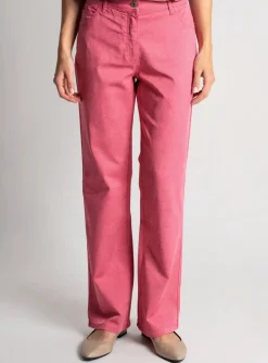Pantalon Droit Couturist Rose Fonce Taille Normale