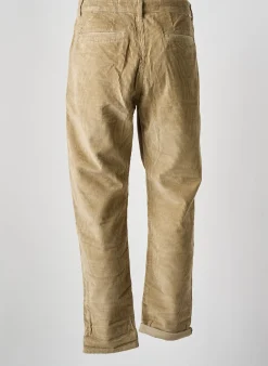 Pantalon Droit Freeman T.porter Beige Taille Normale