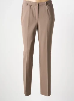 Pantalon Droit Gardeur Marron Taille Normale