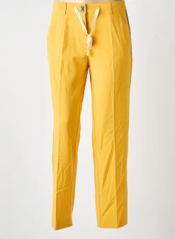 Pantalon Droit Heine Orange Taille Normale