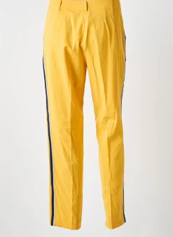 Pantalon Droit Heine Orange Taille Normale