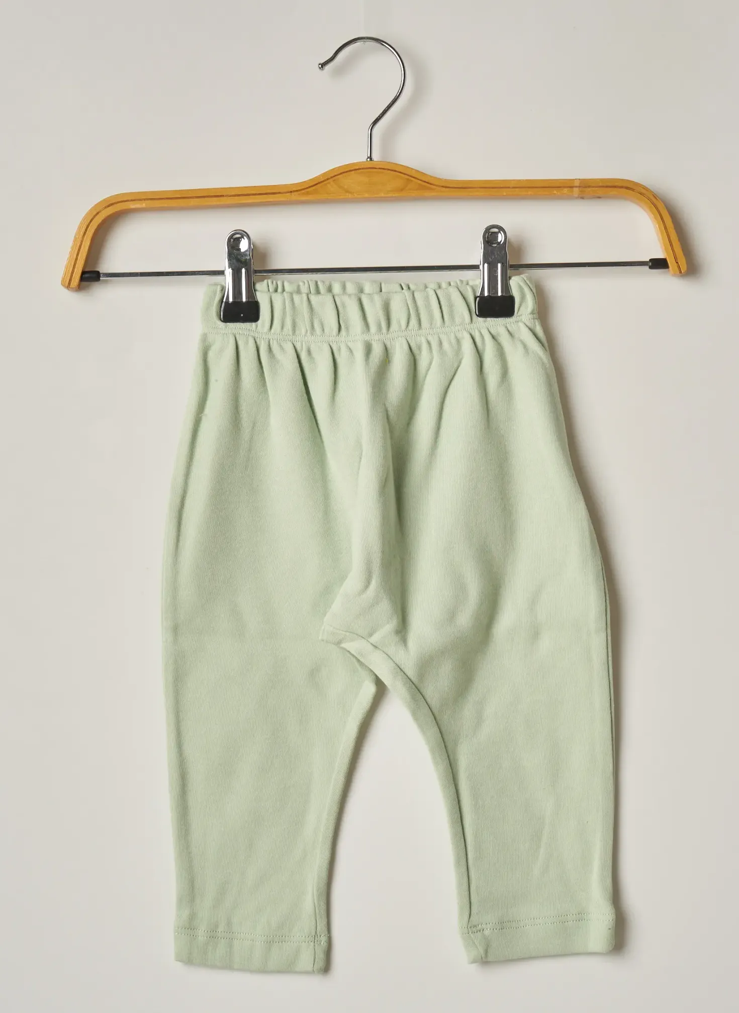 Pantalon Droit Hello Elaé Vert Taille Élastique