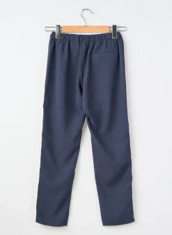 Pantalon Droit Ikks Bleu Taille Élastique