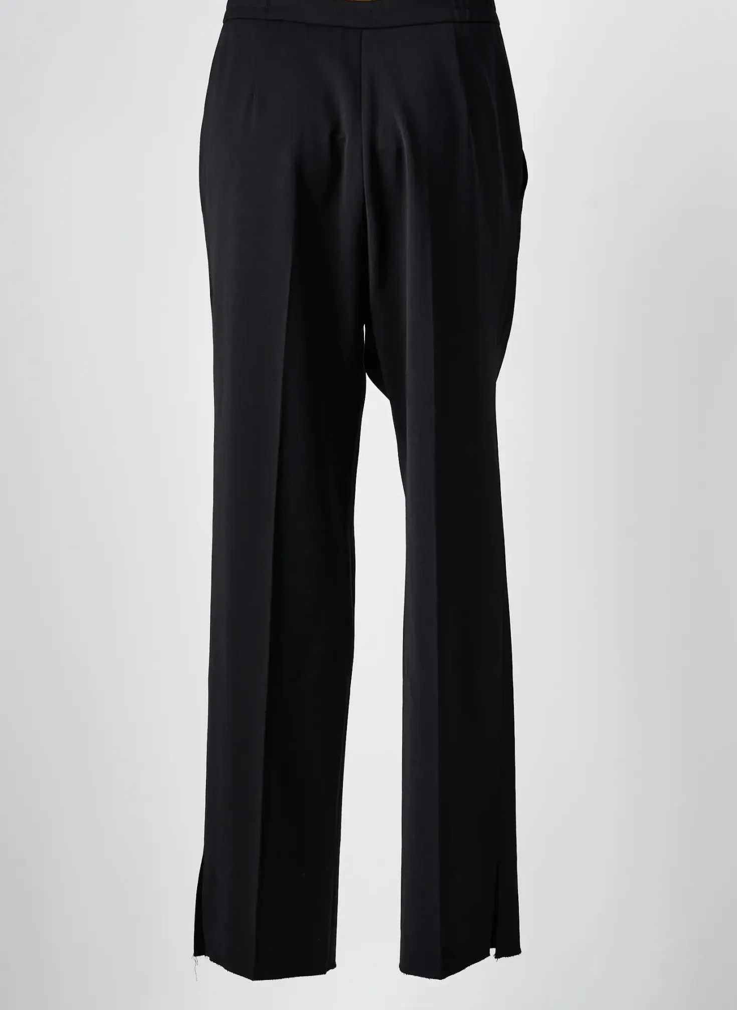 Pantalon Droit Kartinge Noir Taille Haute