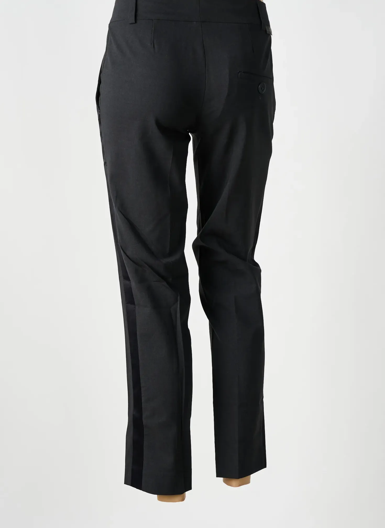 Pantalon Droit Leon & Harper Gris Taille Normale