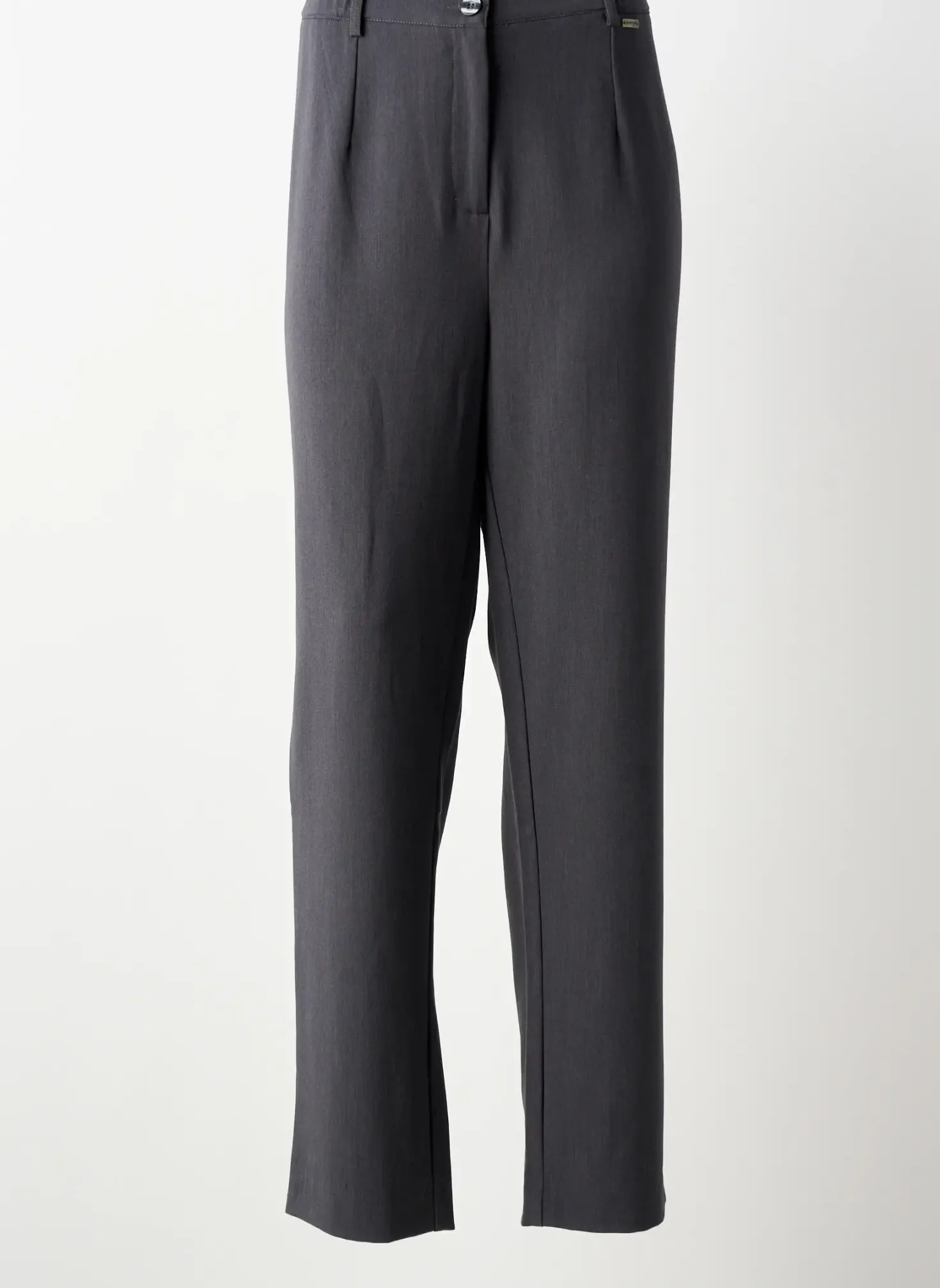 Pantalon Droit Lewinger Gris Taille Normale