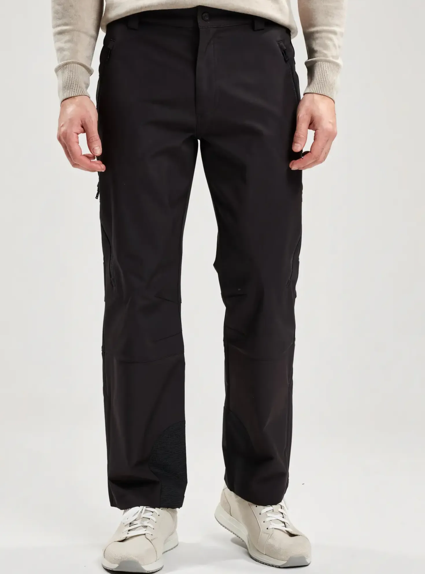 Pantalon Droit Lhotse Noir Taille Normale
