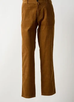 Pantalon Droit Mat De Misaine Marron Clair Taille Normale