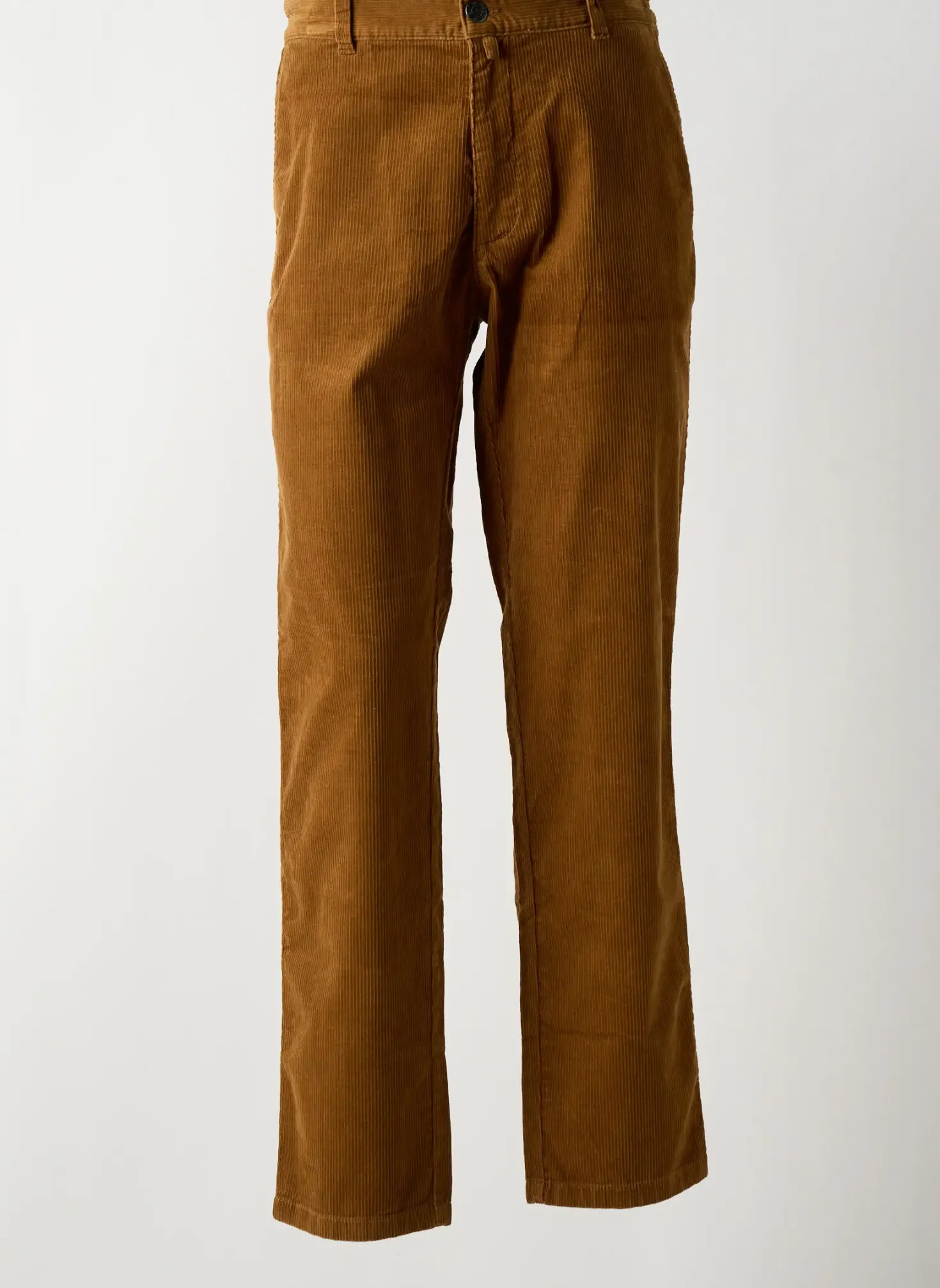 Pantalon Droit Mat De Misaine Marron Clair Taille Normale