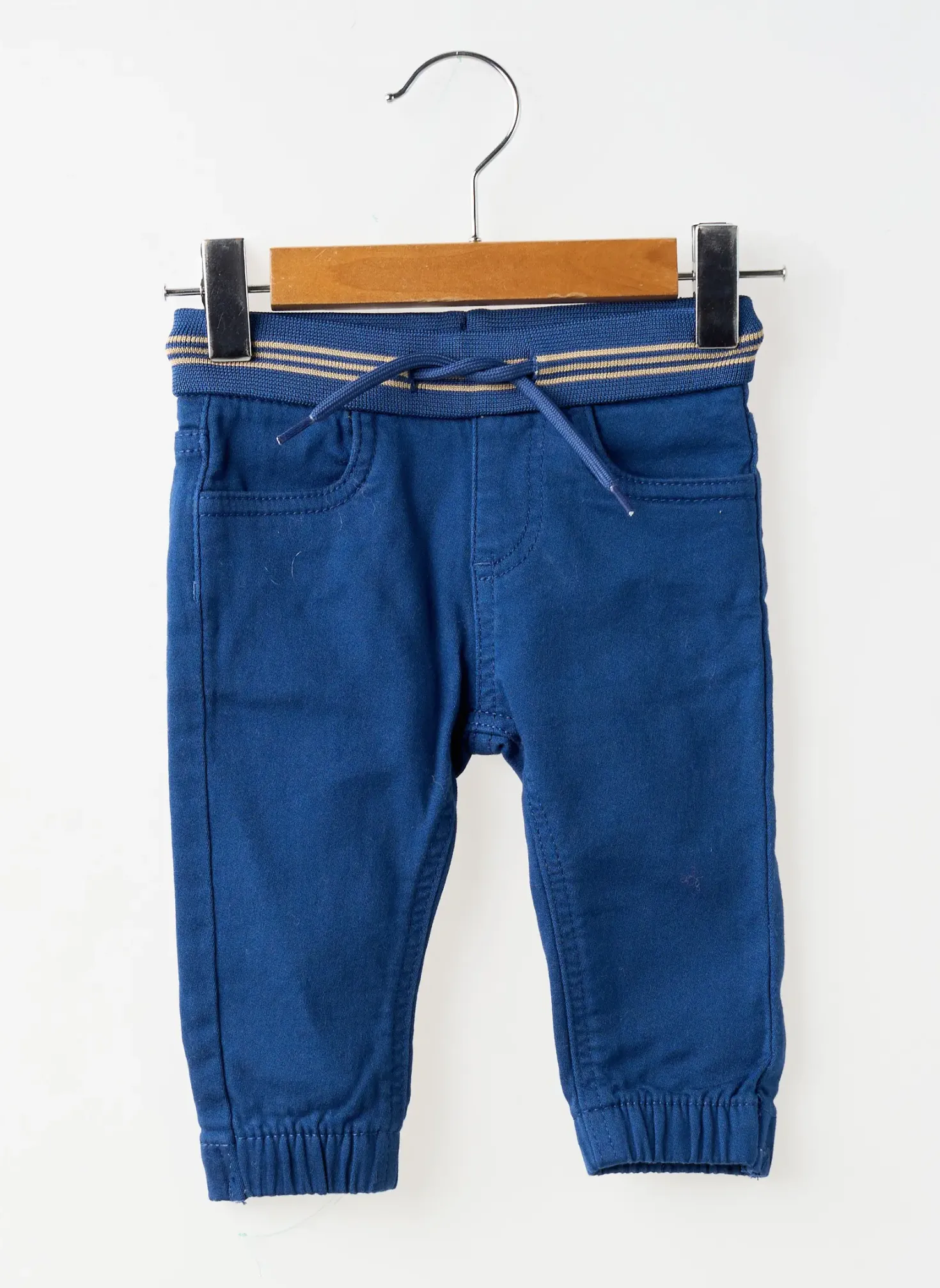 Pantalon Droit Mayoral Bleu Taille Élastique