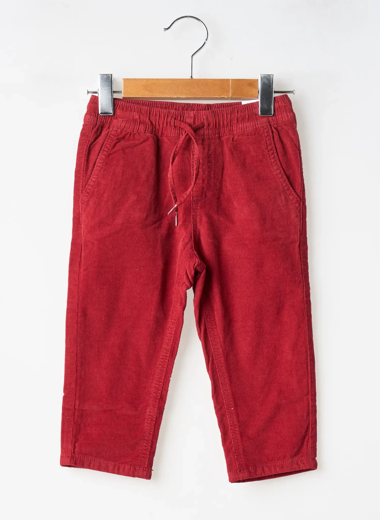 Pantalon Droit Mayoral Rouge Taille Élastique
