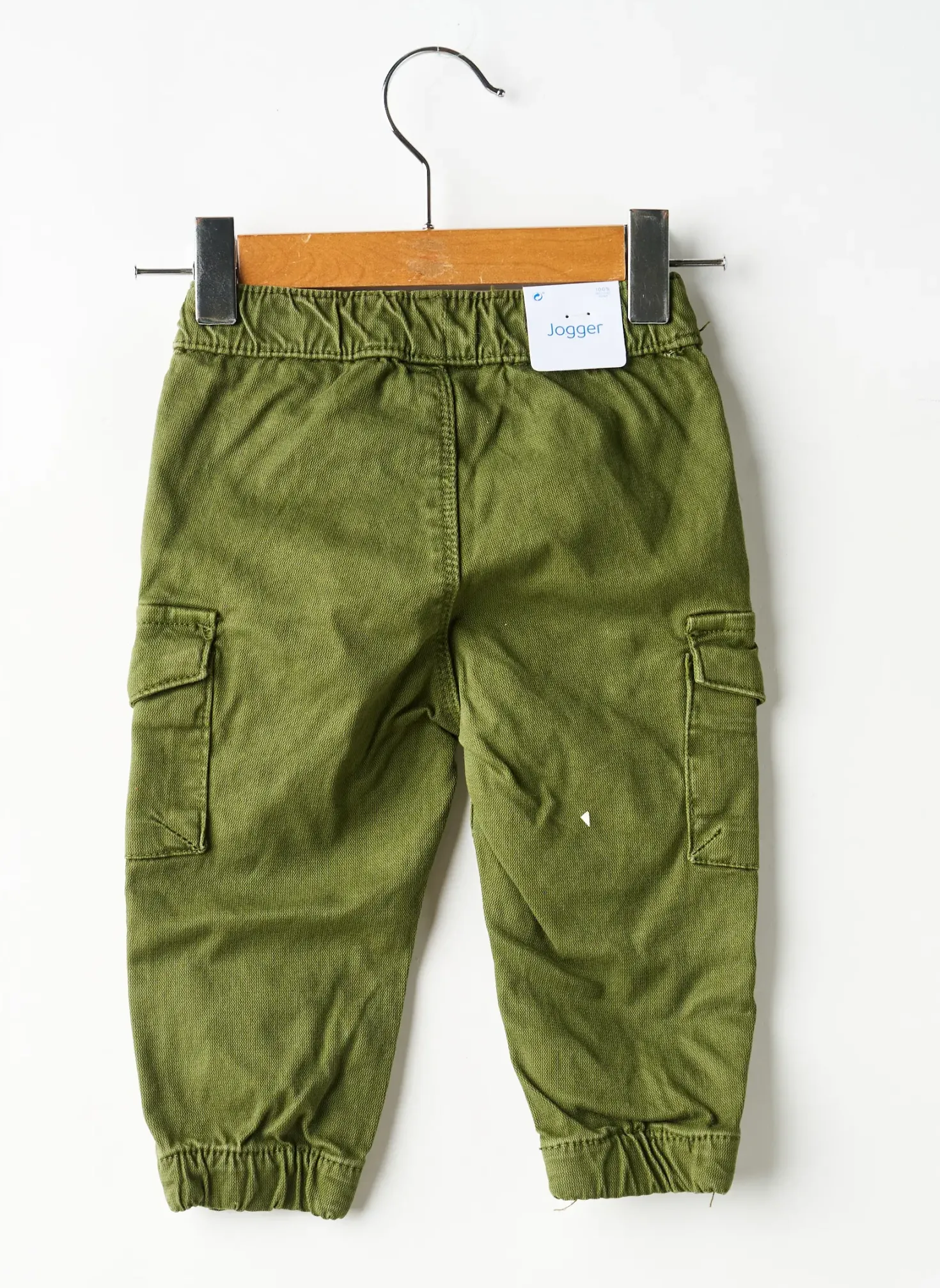 Pantalon Droit Mayoral Vert Taille Élastique