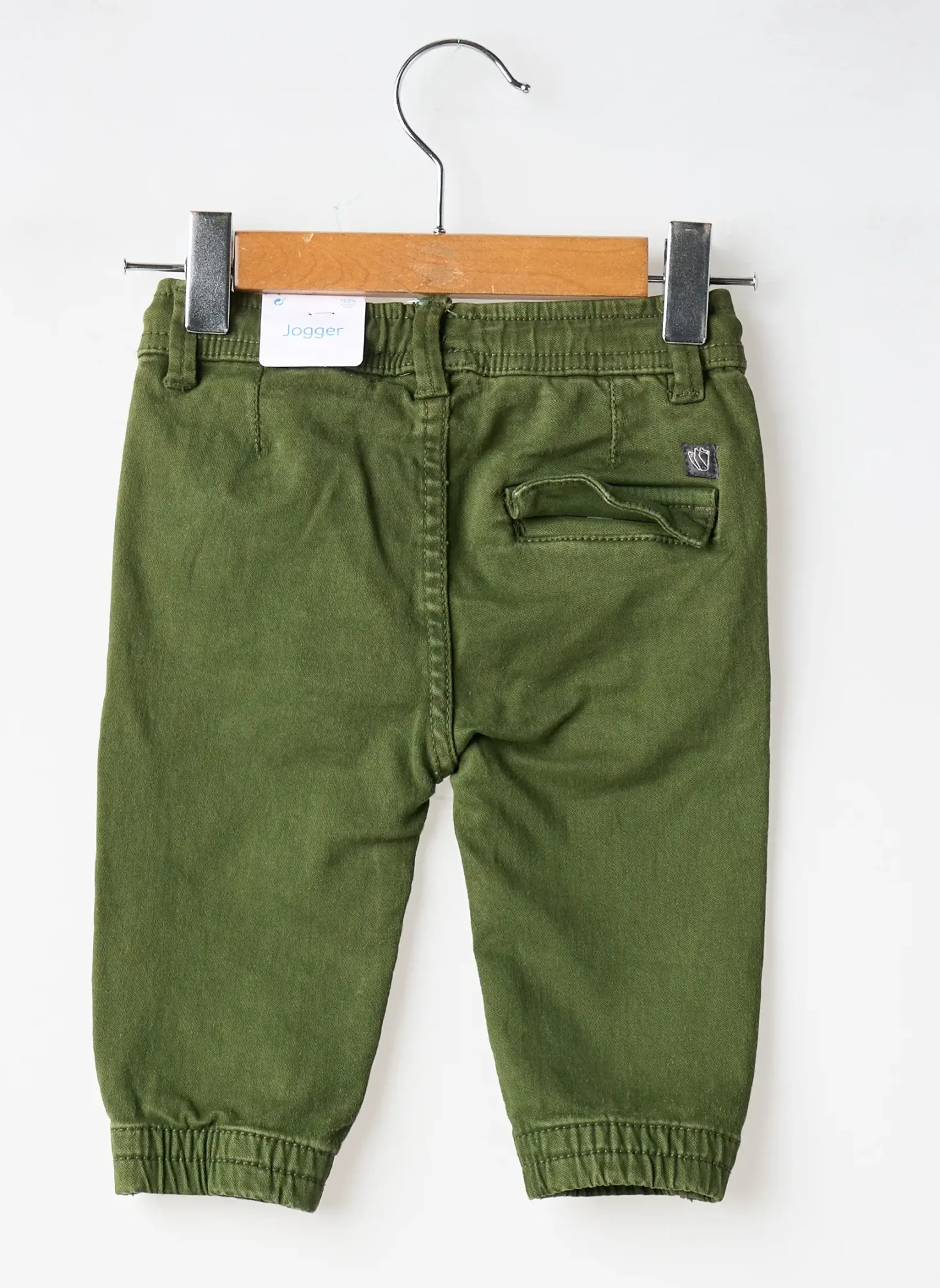 Pantalon Droit Mayoral Vert Taille Élastique