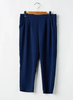 Pantalon Droit Mini Molly Bleu Taille Ajustable