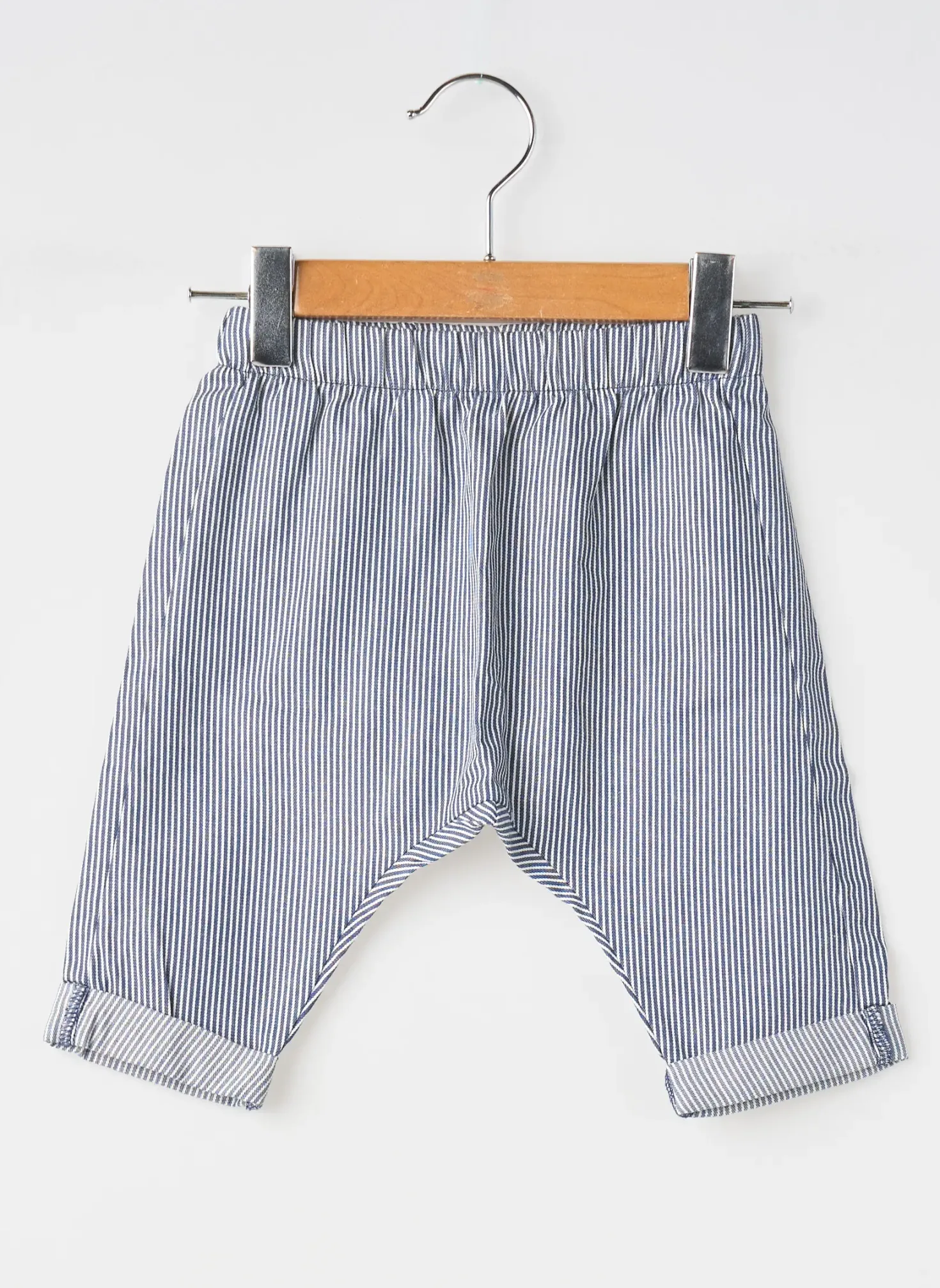 Pantalon Droit Moulin Roty Bleu Taille Élastique