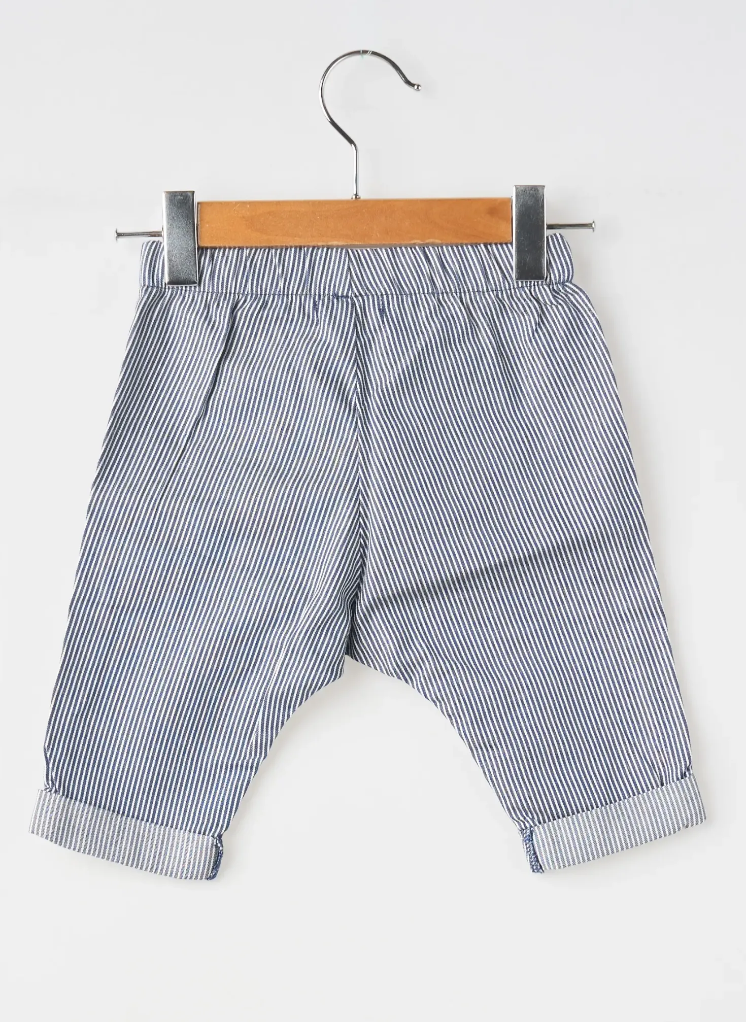 Pantalon Droit Moulin Roty Bleu Taille Élastique