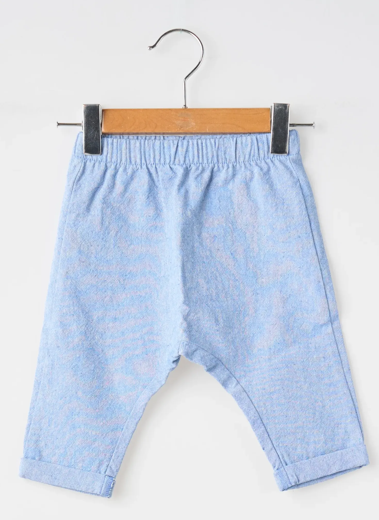 Pantalon Droit Moulin Roty Bleu Taille Élastique