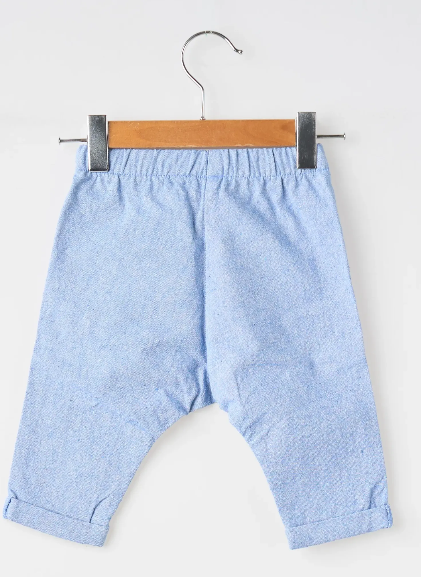 Pantalon Droit Moulin Roty Bleu Taille Élastique