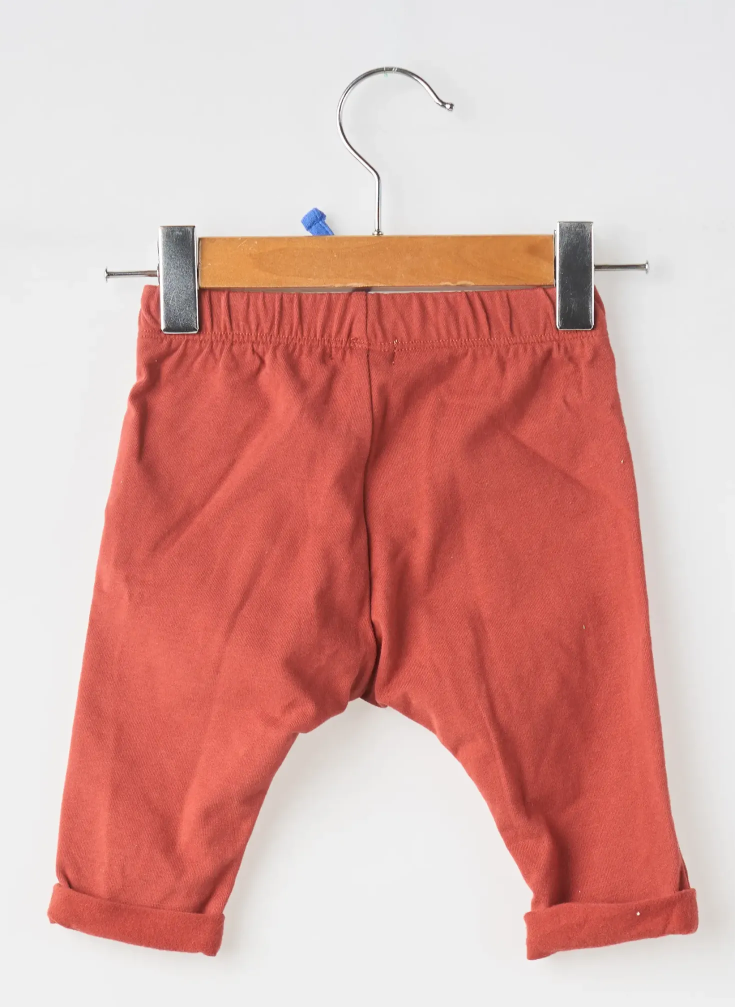 Pantalon Droit Moulin Roty Rouge Taille Élastique