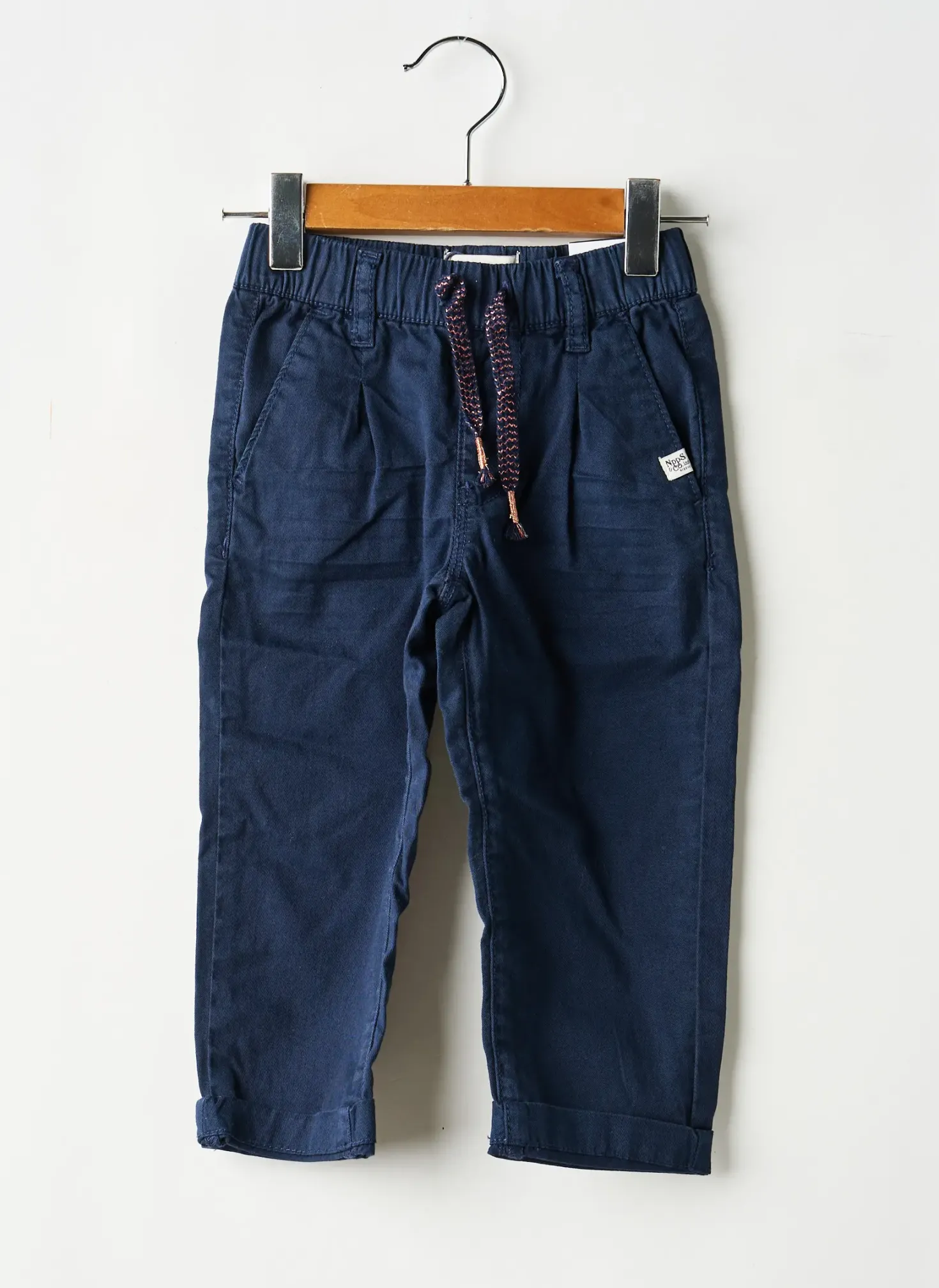 Pantalon Droit Noppies Bleu Taille Élastique